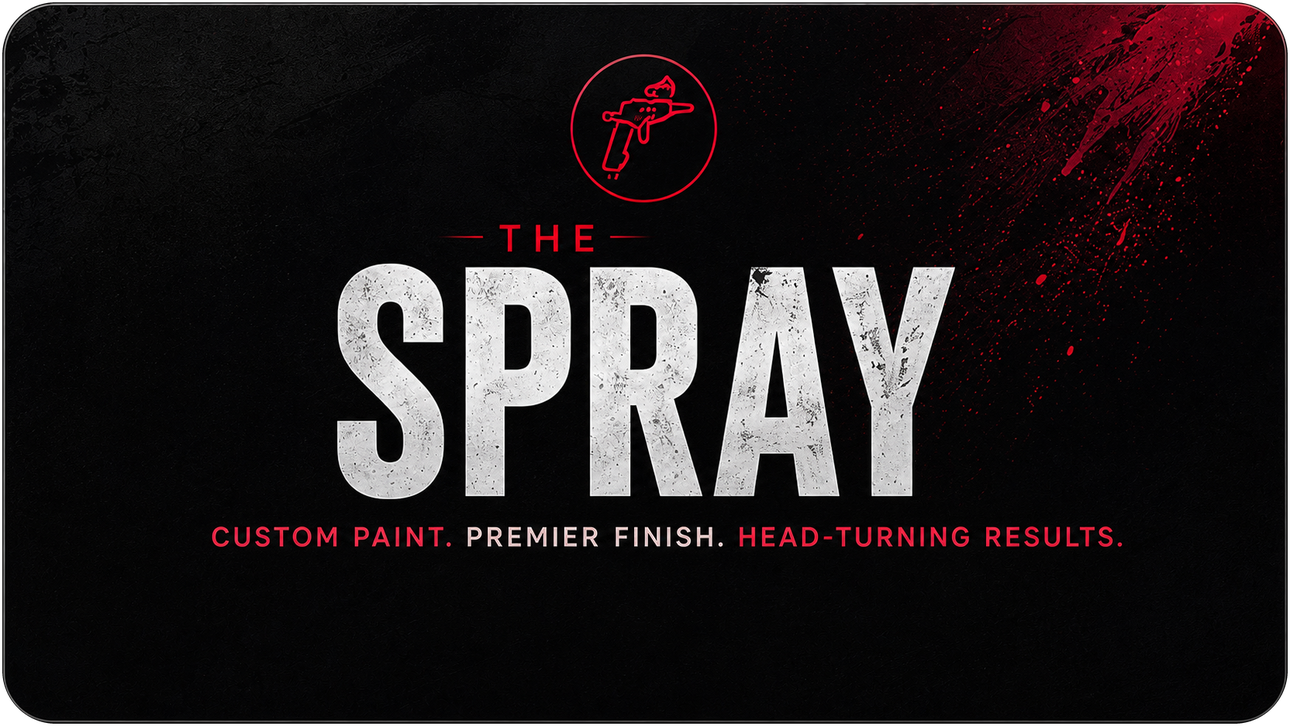 The Spray — Custom paint. Premier finish. Head-turning results.