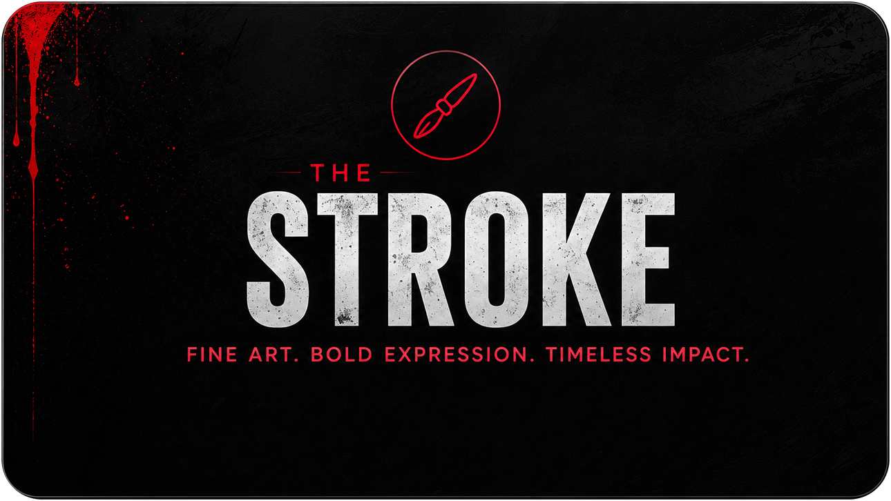 The Stroke — Fine art. Bold expression. Timeless impact.